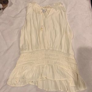 Cream Current Air Blouse